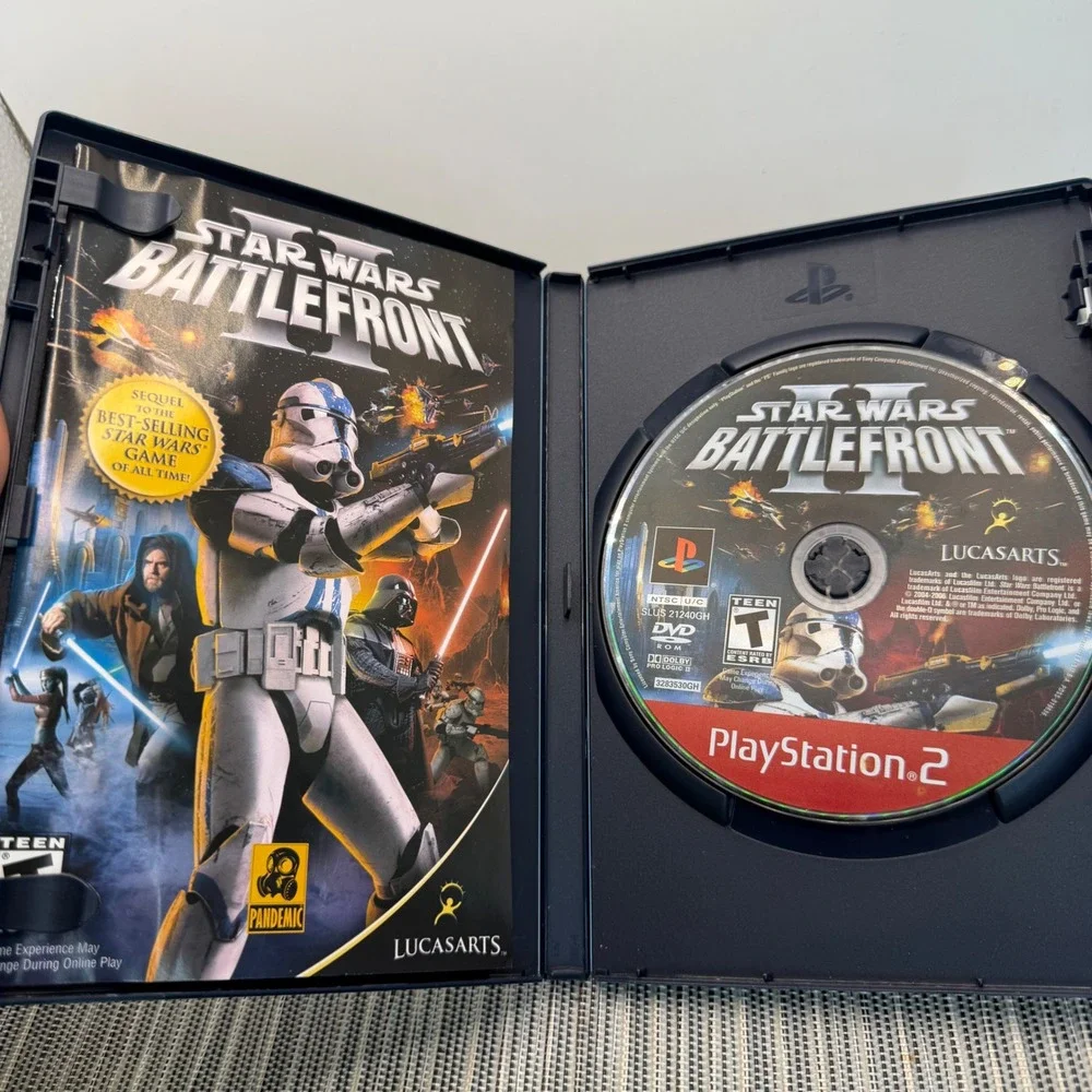 Star Wars Battlefront II Sony PlayStation 2 PS2 Greatest Hits CIB Manual Tested